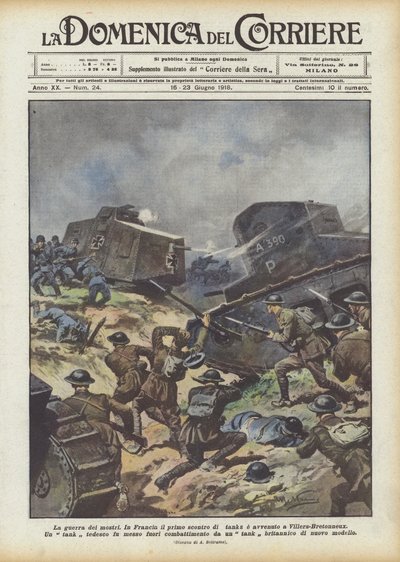 Válka monster od Achille Beltrame