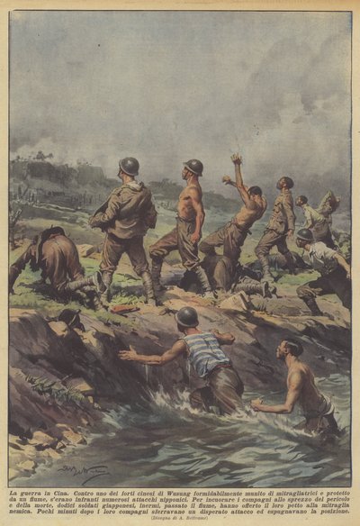 Válka v Číně od Achille Beltrame