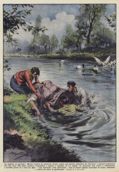 Maminka v nebezpečí! od Achille Beltrame