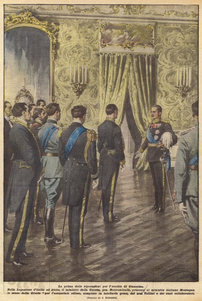 První z oprav pro leccidio di Giannina od Achille Beltrame