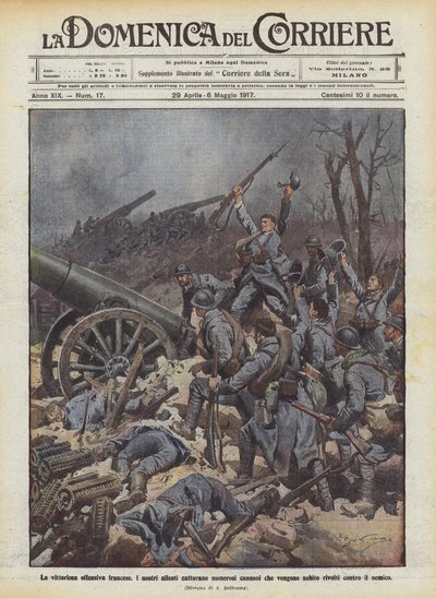 Vítězná francouzská ofenzíva od Achille Beltrame