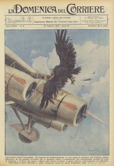Lavvoltoio versus laeroplane od Achille Beltrame
