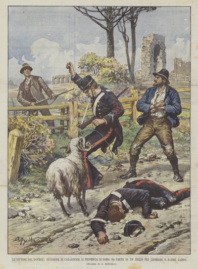 The Victims Of Duty, Killing of Carabinieri in the Province of Rome Syn For? od Achille Beltrame