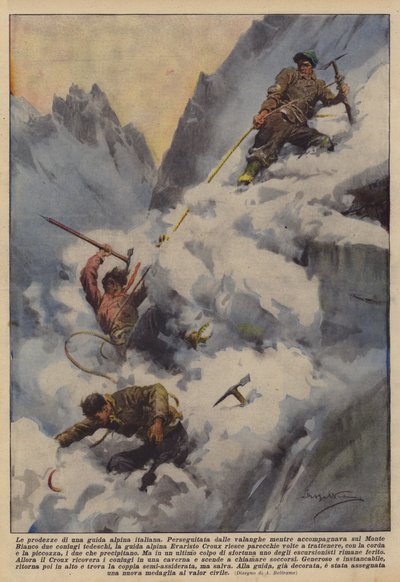 Podvody italského horského vůdce od Achille Beltrame