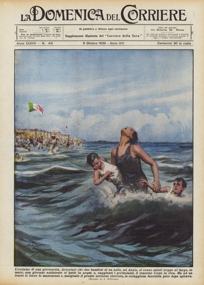 Leroismus mladé dívky od Achille Beltrame