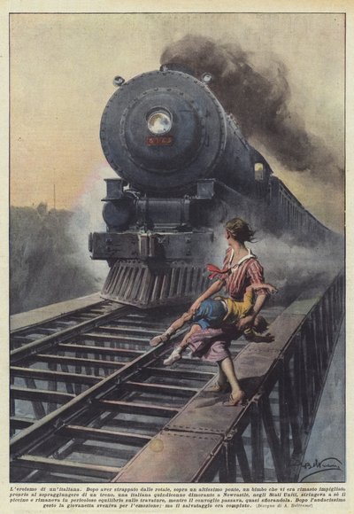 Jednotné italské hrdinství od Achille Beltrame