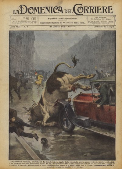 Býčí zápasy v Budapešti od Achille Beltrame