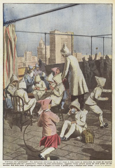 Zima na mrakodrapech od Achille Beltrame