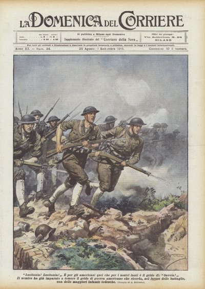 Lusitania! Lusitania! od Achille Beltrame