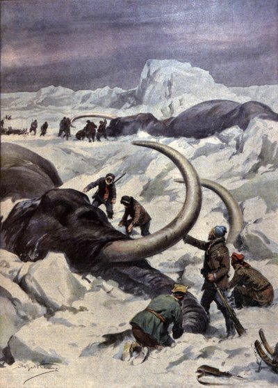 Mamuti na severním pólu od Achille Beltrame