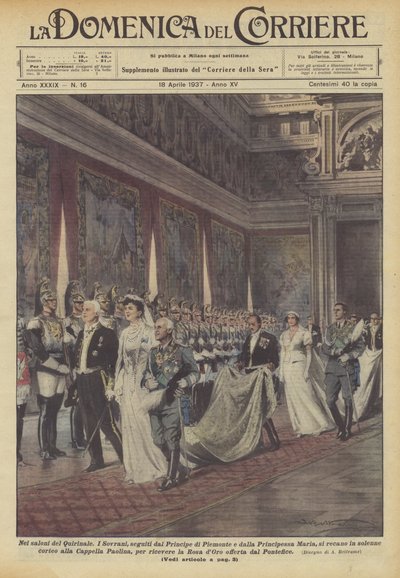 V sálech Quirinale od Achille Beltrame
