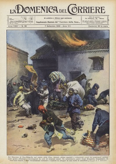 Ve vikariátu Nan-jang-fu v centru Číny jsou ústavy, kostely, nemocnice a sirotčince? od Achille Beltrame