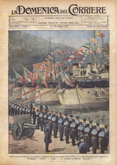 Ve vodách Spezia od Achille Beltrame