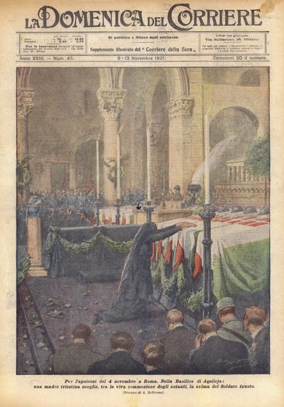 Pro theosis ze 4. listopadu v Římě od Achille Beltrame