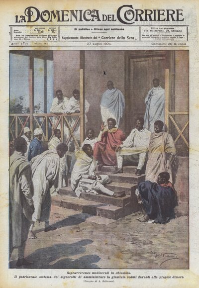 Středověké přežití v Habeši od Achille Beltrame