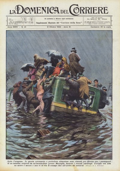 Pod hurikánem od Achille Beltrame