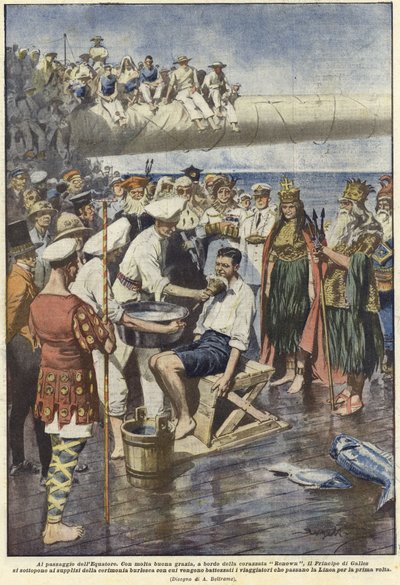 Průchod rovníku od Achille Beltrame