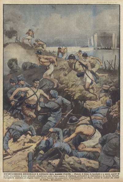 Originální a odvážný výlet do údolí Dolní Piavy od Achille Beltrame
