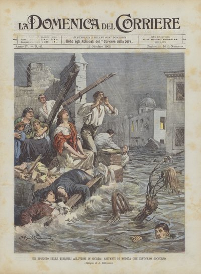 Epizoda strašných povodní na Sicílii, obyvatelé Modica volají o pomoc od Achille Beltrame