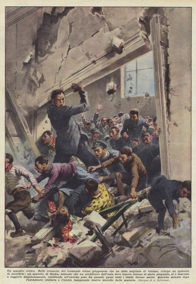 Hrdinný učitel od Achille Beltrame