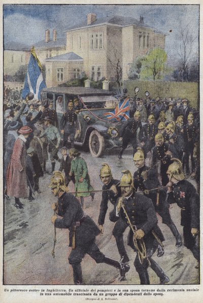 Malebný průvod v Anglii od Achille Beltrame