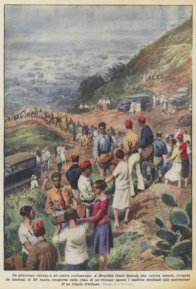 Malebný návrat k dávnému zvyku od Achille Beltrame