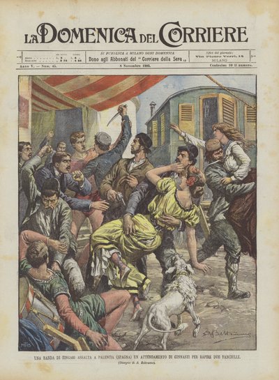 Band Of Gypsies Assault v Palencii (Španělsko) Účast gymnastů, kteří unesli dvě dívky od Achille Beltrame