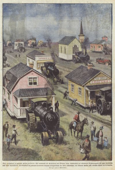 Malé město procházky po prériích od Achille Beltrame
