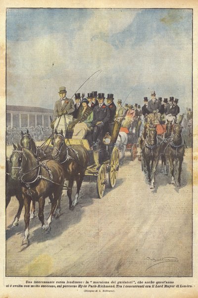 Zajímavý londýnský závod, maraton jezdců, který se i letos jel? od Achille Beltrame