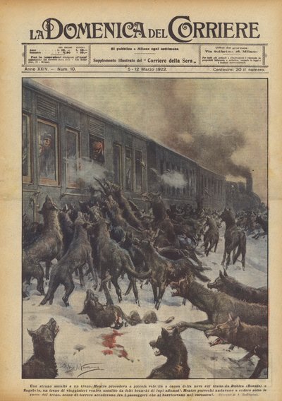 Podivný útok ve vlaku od Achille Beltrame