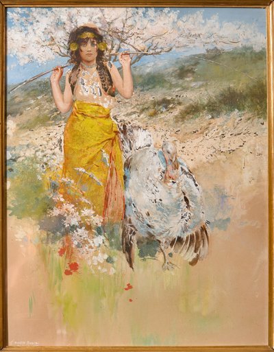 Strážce krocanů od Achille Boschi