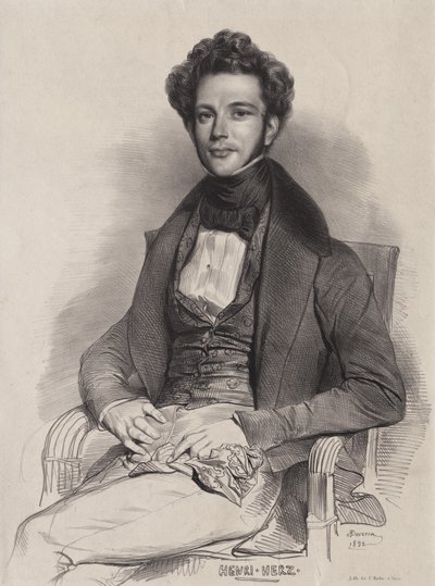 Henri Herz , klavírista, 1832. od Achille Devéria