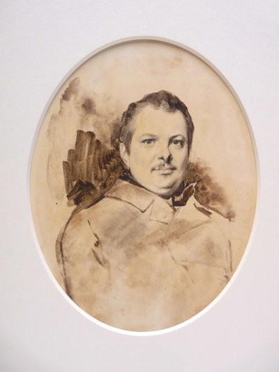 Portrét Honoré de Balzac 1799-1850, c. 1829. od Achille Devéria