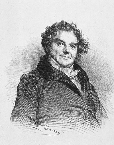 Portrét Vidocqa od Achille Devéria od Achille Devéria