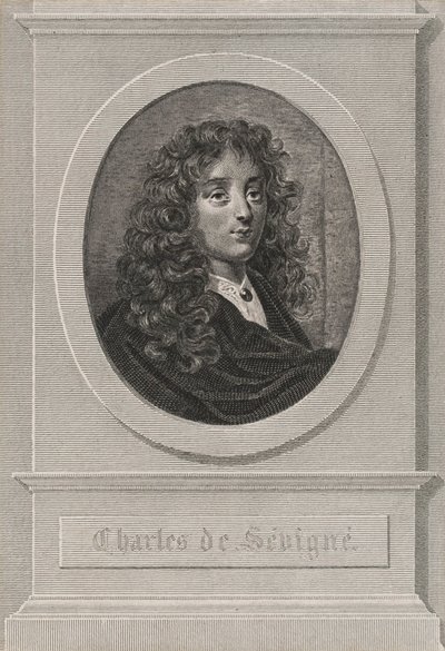 Portrét Charlese de Sévigné od Achille Devéria