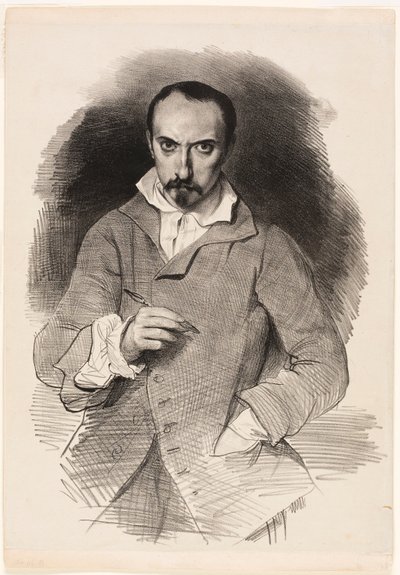 Autoportrét od Achille Devéria