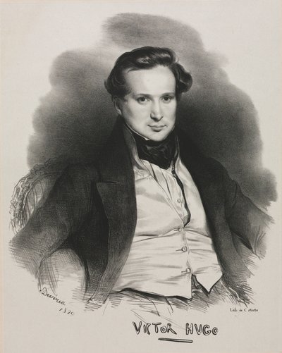 Victor Hugo, 1829. od Achille Devéria