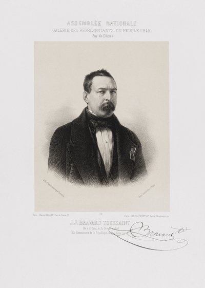 Národní shromáždění, galerie zástupců lidu - Toussaint Bravard (Puy-de-Dôme) od Achille Devéria