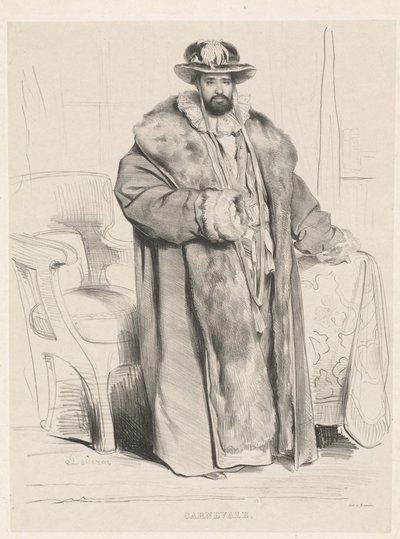 Carnevale od Achille Devéria