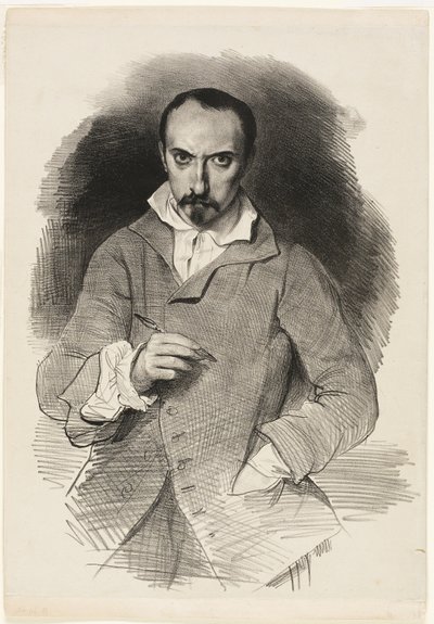 Autoportrét od Achille Devéria