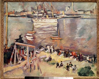 Vstup do korvety v antverpském přístavu Obraz Othona Friesze (1879-1949) 1906 Soukromá sbírka od Achille Emile Othon Friesz