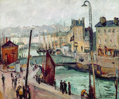 Le Havre, Bassin du Roy (olej na plátně) od Achille Emile Othon Friesz