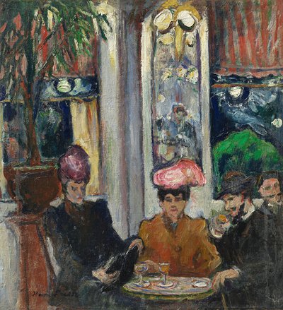 Scény z pařížské brasserie od Achille Emile Othon Friesz