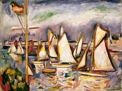 Regata v Antverpách od Achille Emile Othon Friesz