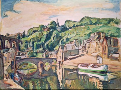 Pohled na Dinan (olej na plátně) od Achille Emile Othon Friesz