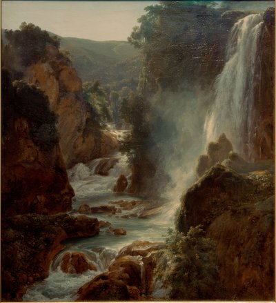 Kaskáda Tivoli od Achille Etna Michallon