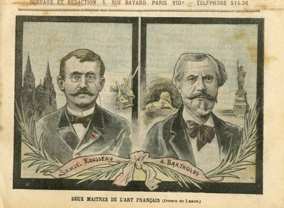 Ilustrace Achille Lemot (1846-1909) v Le Pelerin od Achille Lemot