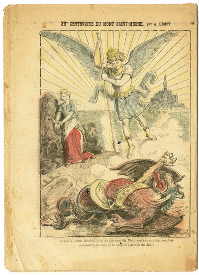 Ilustrace Achille Lemot (1846-1909) v Le Pelerin od Achille Lemot