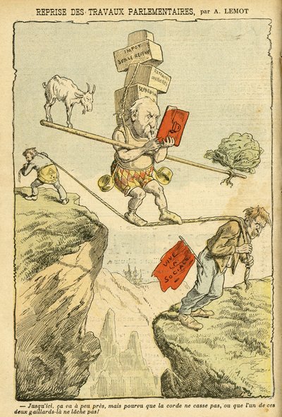 Ilustrace Achille Lemot (1846-1909) v Le Pelerin od Achille Lemot