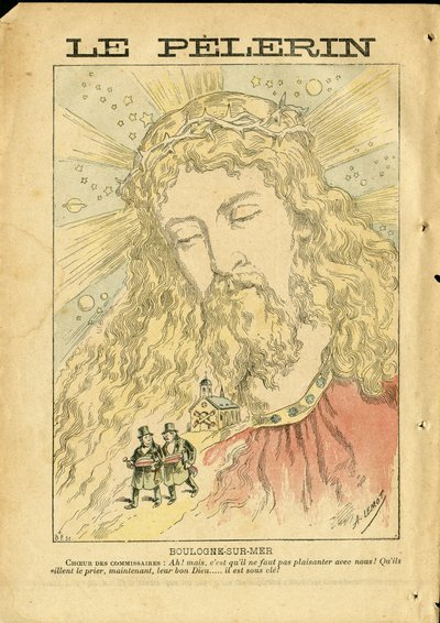 Ilustrace Achille Lemot (1846-1909) v Le Pelerin od Achille Lemot